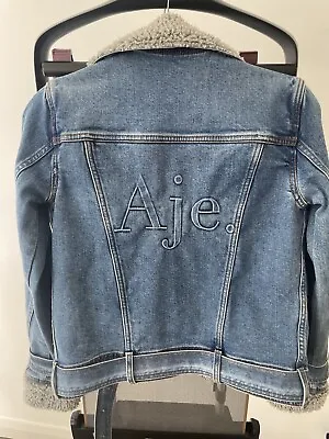 Aje Denim Jacket Size 6 • $189