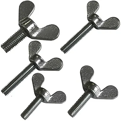 M6 M8 German Made Wing Nut Bolts Butterfly Screw Wingbolt Fasteners DIN 316 • £2.65