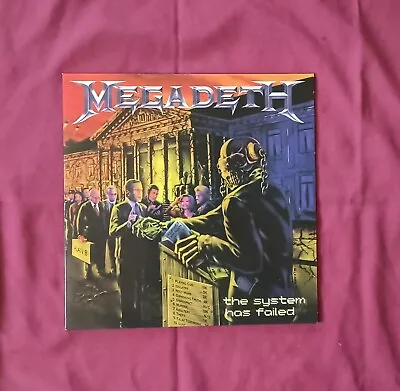 Megadeth The System Has Failed Vinyl  Repress Near Mint Played Once  • $34.99