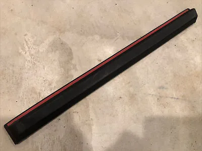 ‘85 - ‘87 Mk2 Vw Jetta GLI Left Rear Exterior Door Trim Strip W/ Red Stripe OEM • $34.99