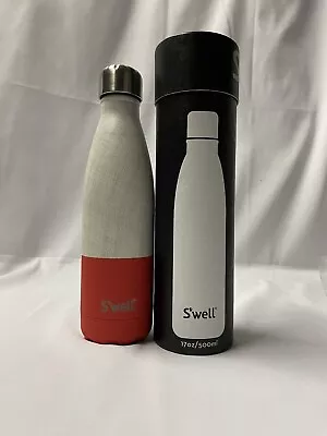 S'well Stainless Steel Water Bottle - 17 Fl Oz -tan /red • $3.99