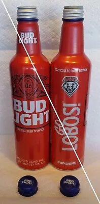 $9.99 • Buy BUD LIGHT Aluminum Beer Bottle #503958 NCAA 2022 NEW MEXICO STATE LOBOS