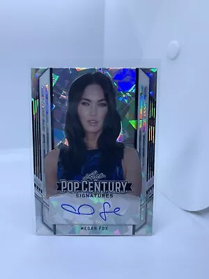 2021 Leaf Pop Century Megan Fox Pop Century Signatures /30 Auto Silver Crystals • $99.99