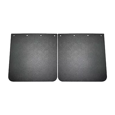 $39.28 • Buy Pair Black Polymer Mud Flaps 24 X 24  Semi Truck Trailer Heavy Duty 1/5  Thick