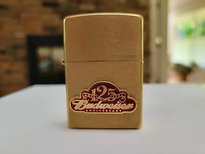 $139.99 • Buy ZIPPO BUDWEISER 125TH Anniversary Limited Edition Numbered Series 2001 LIGHTER