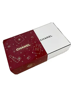 Authentic Chanel Christmas Gift Box Empty Fits Classic Mini Flap XS Coco Handle • $60