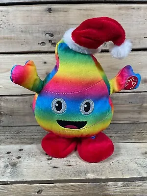 Dan Dee Rainbow Plush 10” Santa Hat Animated Singing Dancing Figure Stuffed Toy • $10.99
