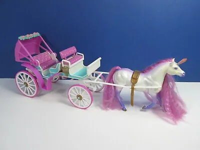 Rare Vintage FANTASY FILLIES KRISTEL HORSE DRAWN CARRIAGE Empire 1996 UNICORN • £72.04