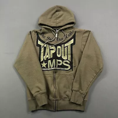Tapout MPS Hoodie Men Medium Green Sweatshirt Full Zip Grunge Skater MMA Y2K • $79.99