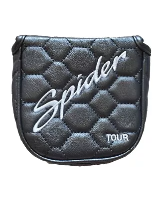 NEW Spider Tour Black Golf Mallet Putter Head Cover For TaylorMade Magnetic Lid • $15.88