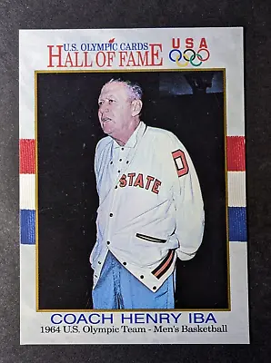 1991 Impel U.S. Olympic Hall Of Fame #61 Coach Henry Iba - 1964 Basketball • $1.35