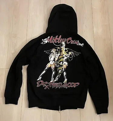 Motley Crue Dr. Feelgood Zip Women's ?? Hoodie Small Size Good Condition Rare • $75