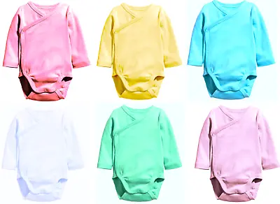 £4.99 • Buy Baby Boys Girls Sleepsuits Babygrows Bodysuit Cotton Playsuits 3,6,9,12,18,24mth