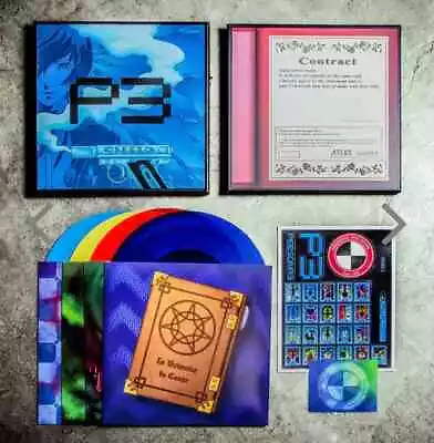 Persona 3 Video Game Soundtrack VGM Vinyl Record 4xLP Box Set Atlus Iam8bit NEW! • $154.99