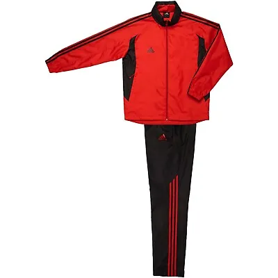 Adidas Men Woven Training Suit/Uniform/Wind Breaker Jacket+Pants/Red • $85