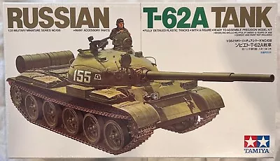 Tamiya #35108 Soviet Russian Tank T-62A 1/35 Scale – NIB0-] • $20