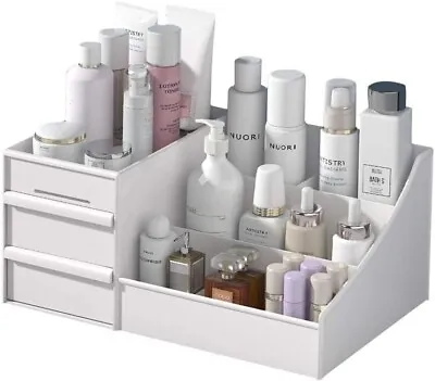 $14.39 • Buy Cosmetic Organizer  Makeup Organiser With Drawers Bathroom Skincare Storage Box