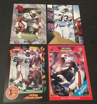 Auburn Tigers COLLEGE FOOTBALL Cards Lot Of 4 Ed King Tracy Rocker James Bostic • $2.50