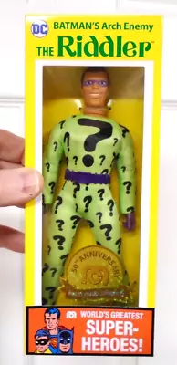 Batman Worlds Greatest Super Heroes RIDDLER 8  Anniversary Figure SEALED Mego • $9.99