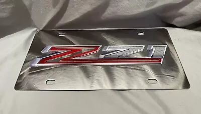 Chevrolet Silverado Z71 Stainless Steel Mirror Chrome Vanity License Plate Tag • $39.95