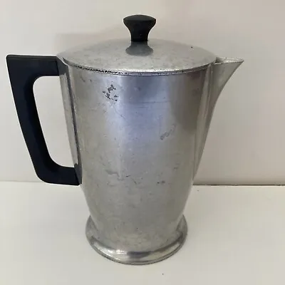 Vtg Primitive Majestic Cook-ware Cast Aluminum Metalware Camp Coffee / Tea Pot • $15