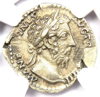 Marcus Aurelius AR Denarius Silver Roman Coin 139-161 AD - Certified NGC XF (EF) • $498.75