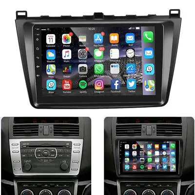 For 2007-2012 Mazda 6 Car Radio Stereo Android 11 GPS Multimedia Player FM BT • $115.79
