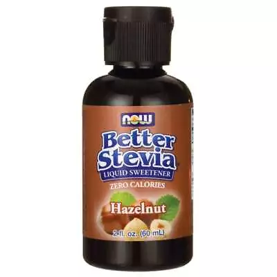 NOW Foods Better Stevia Liquid Sweetener - Hazelnut 2 Fl Oz Liq • $10.29