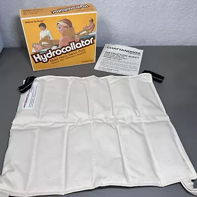 Vintage Hydrocollator Moist Heat Steam Pack 10 X 18  Chattanooga Opened Read • $16.99