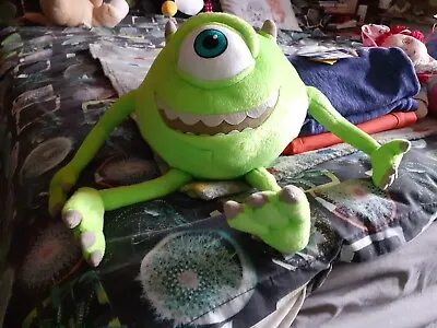 Disney's Monsters Inc. University Mike Wazowski RARE Medium Plush Soft Toy • £12