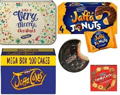 £8.95 • Buy McVities Jaffa Cakes Christmas Cranberry, Biscuits Donut Jonuts Treats,Whole Box