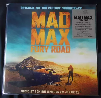 MAD MAX Fury Road 2 LP Ltd Ed LEATHER JACKET Flame Coloured VINYL+BOOK Junkie XL • $139.99