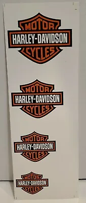 $9.66 • Buy Harley Davidson Motorcycle Emblem Logo Bar Shield Stickers Helmet Decal New