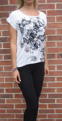 £5.50 • Buy Womens Ladies Loose Casual Tee T-shirt Swing Top Shop Price £16 Size 8 10 12 14