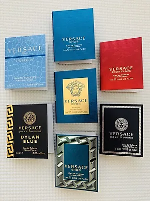 Versace For Men Collection Sample Size 7pcs • $17.95