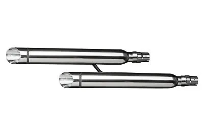 Delkevic Exhaust Honda VTX1300 C/T/R 21  Stainless Slash Cut Cruiser Muffler • $490.99