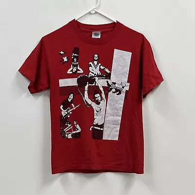 Maroon 5 Shirt Mens Small 2005 Band Tour Tee Red Short Sleeve  • $9.88