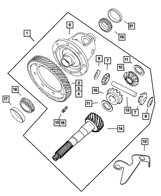 Genuine Mopar Differential Side Bearing Cup 4800230AA • $20.95