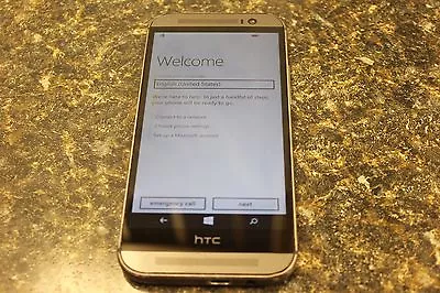 HTC One M8 - 32GB - Gray (Verizon) Smartphone (For Windows) 107193-1 (EO) U-62 • $89.95