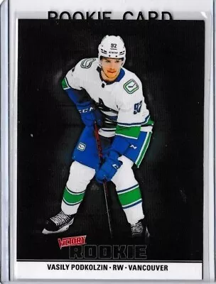 $4.99 • Buy 2021-22 UD Upper Deck Victory Black Vasily Podkolzin Rookie Card RC #V22 Mint