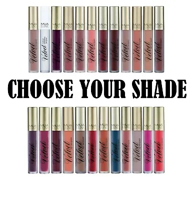MUA Make Up Academy LUXE Velvet Lip Lacquer - CHOOSE YOUR SHADE • £3.49