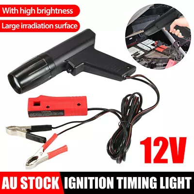Digital Ignition Timing Light Car Motorcycle Engine Advance Strobe Timing Lamp • $28.45