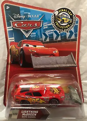 Disney Pixar Cars Final Lap Lightning McQueen With Shovel #123 (Was Target Only) • $49.99