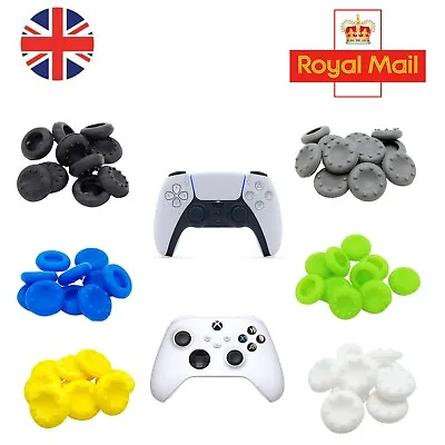 2x Thumb Grips Analog Stick Cap Cover For PS4 PS5 Xbox ONE Series X Controller • £1.59