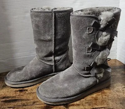 Koolaburra By UGG Victoria Tall Stone Grey  Women's Winter Boots - US 7  • $34.99