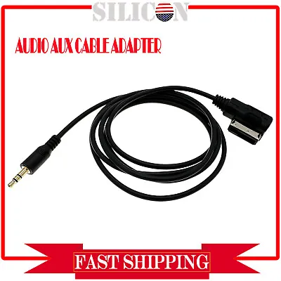 Audio Interface AMI MMI 3.5mm Jack Aux MP3 Cable For Audi A3 A4 A5 A6 Q5 Q7 VW • $10.49