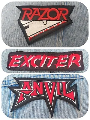 Exciter Razor Anvil Embroidered Patch Thrash Metallica Megadeth Annihilator • $6