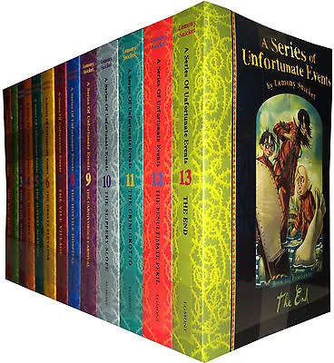 £39.99 • Buy NEW COVER A Series Of Unfortunate Events Collection Lemony Snicket 13 Books Set