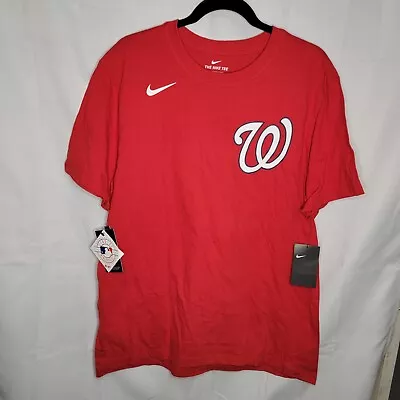 Nike Washington Nationals MLB Max Scherzer Jersey Shirt Size L NWT • $10