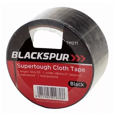 Heavy Duty Duct Tape 50mm X 10m Waterproof Gaffer Strong Plumbing Black DIY UK • £4.19